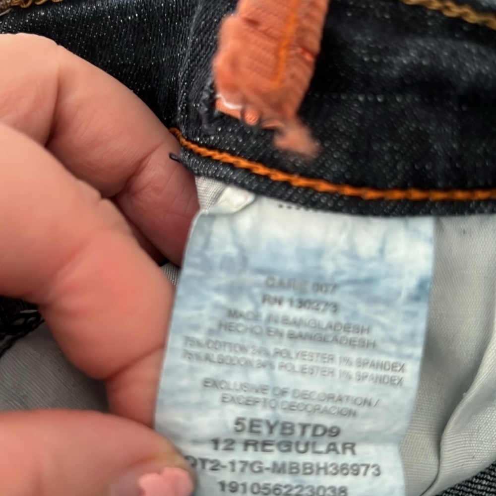 Boy’s Wrangler Jeans Size 12 Regular - Picture 6 of 6
